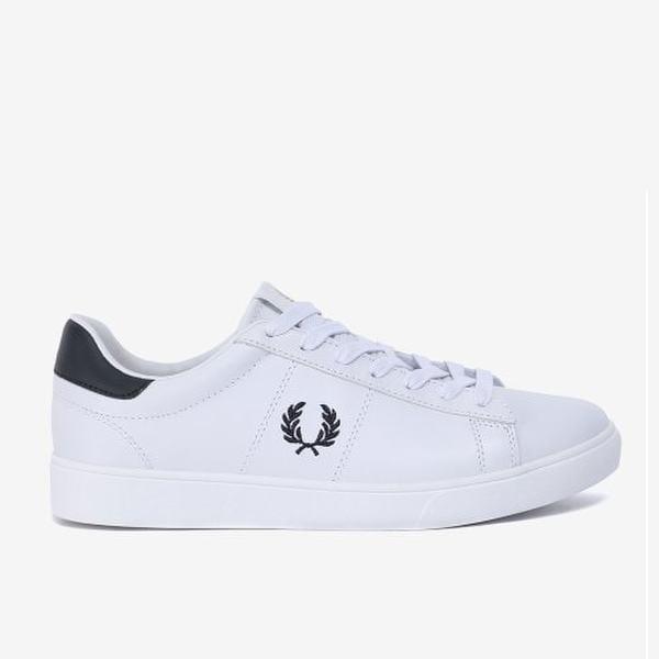 （FRED PERRY）23SS 男女兼用スニーカー ニュー スペンサー レザー SFPU2314334-100