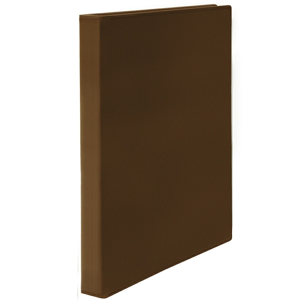 （まとめ買い）コレクト リングバインダー 本革調 A4-L KOVA A4 30穴 茶 F-950V-BR [x3]