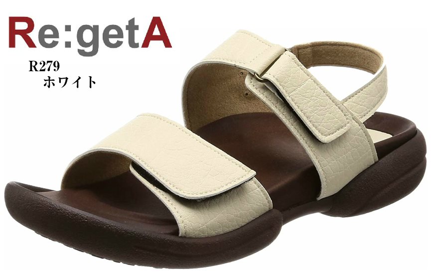 Re:getA R279 バックストラップコンフォートサンダル (リゲッタ) レディス 動作に合わせて伸縮するので足と一体化したようにフィットした心地 日本製 6,946円