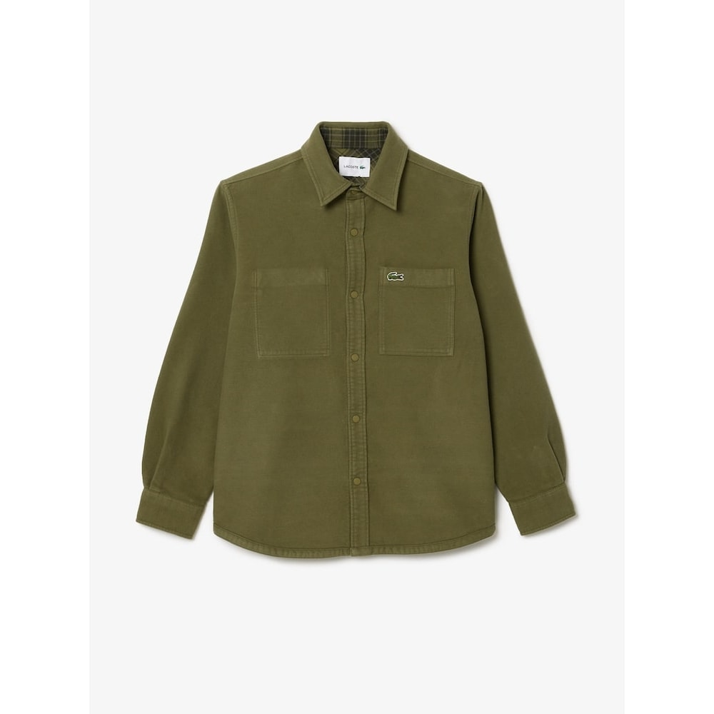 ラコステメンズリバーシブルダブルフェイスフランネルシャツ CH4612-54N IC3 Q2NCH4612-54NIC3