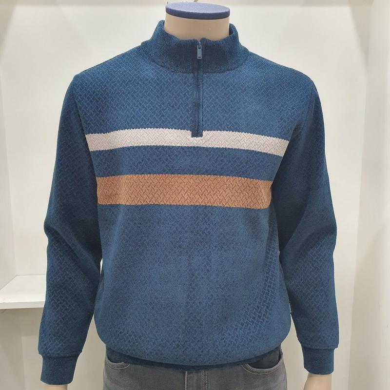 ベルボア起毛ハーフネックジップアップニット CDAAAKW4362-34