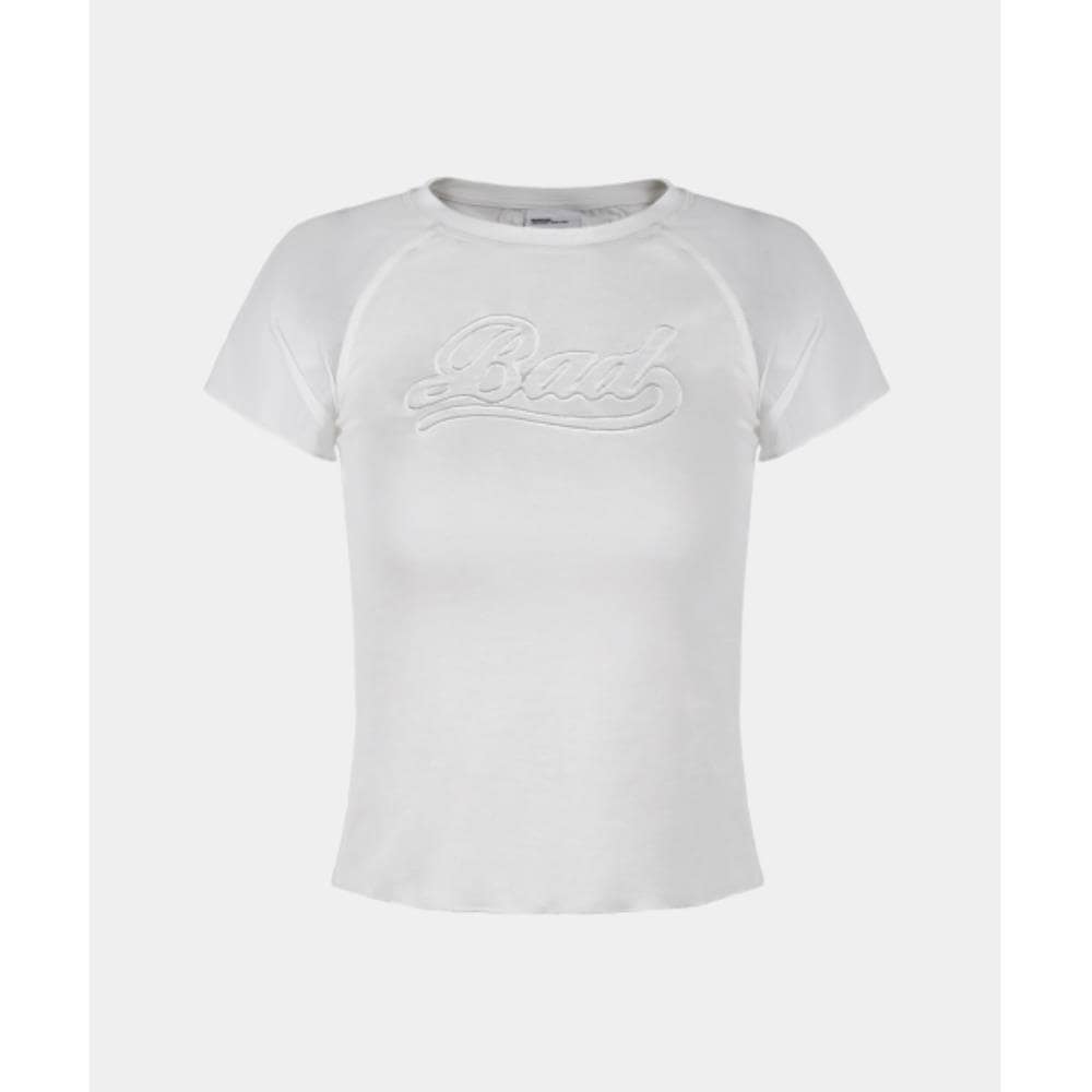 BADBLOOD Second Skin Contrast T-shirt Cream w-tee24-014 8,194円