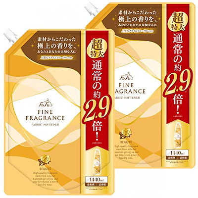 他サイト： 【まとめ買い】 ファーファ ファインフレグランス 柔軟剤 ボーテ 1440ml 超特大容量 詰替 プライムフローラルの香り 2個セットの商品画像