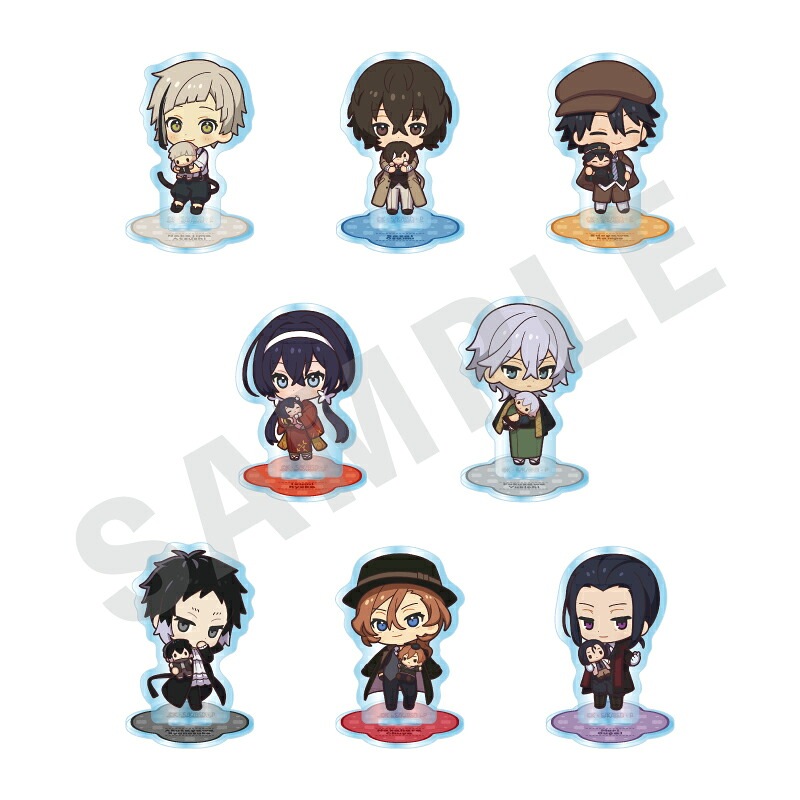 【新品/公式】 文豪ストレイドッグス_だっこシリーズ　トレーディングミニアクリルスタンド　【BOX／8個入り】 公式グッズ