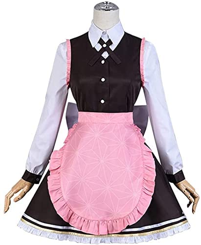 禰豆子 メイド服 コスプレ衣装 コスチューム ハロウィン仮装 変装
