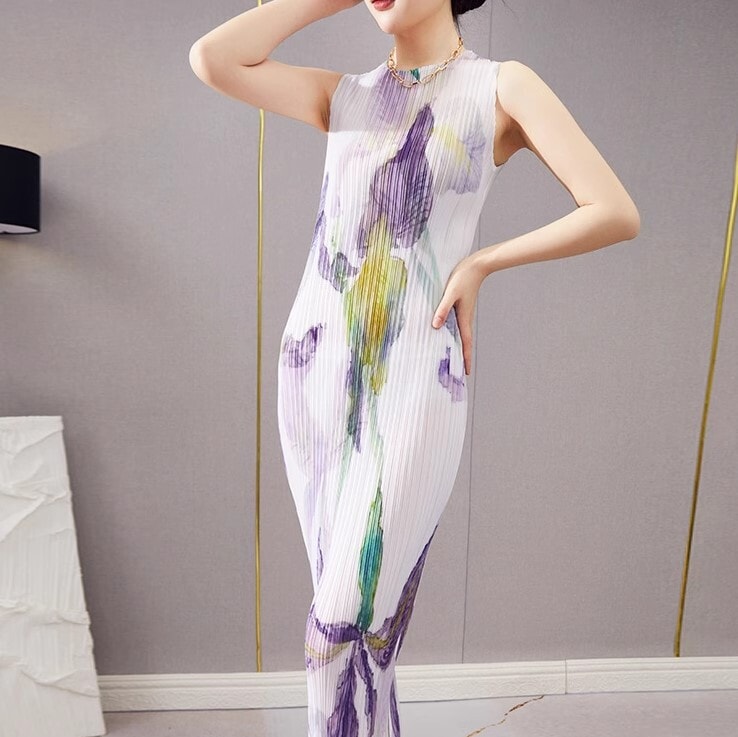 大きいサイズ ワンピース ルーズ プリーツ ワンピドレス ロング丈 ノースリーブ かわいい 大人可愛い きれいめ カジュアル 大人 上品 おしゃれ お洒落 かっこいい 大人女子 ラブリー キュート