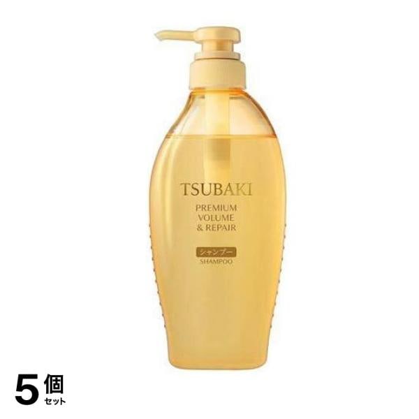 ツバキ(TSUBAKI) プレミアム ボリューム&リペア シャンプー 450mL (本体) 5個セット
