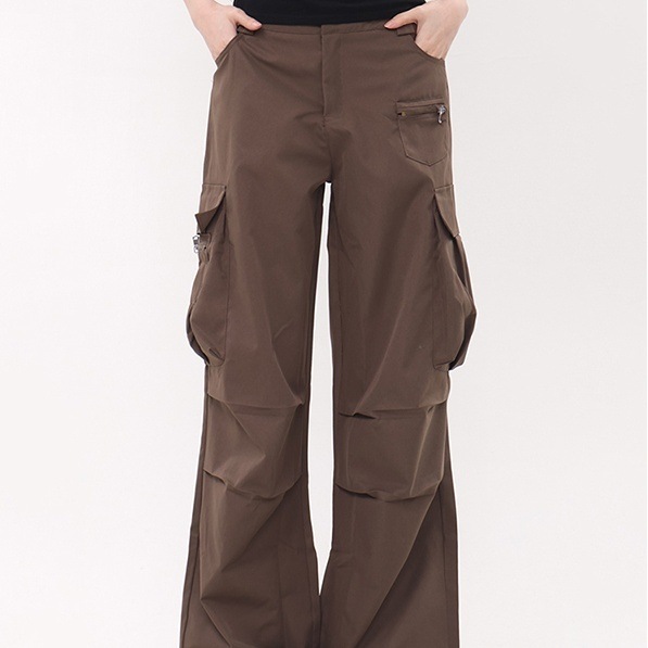 ボトムス パンツ ズボン ロングパンツ カーゴパンツ ポケット ロング丈 かわいい 大人可愛い きれいめ カジュアル おしゃれ かっこい 大人女子 こなれ感 レトロ ラフ ルーズ 個性的 主役級