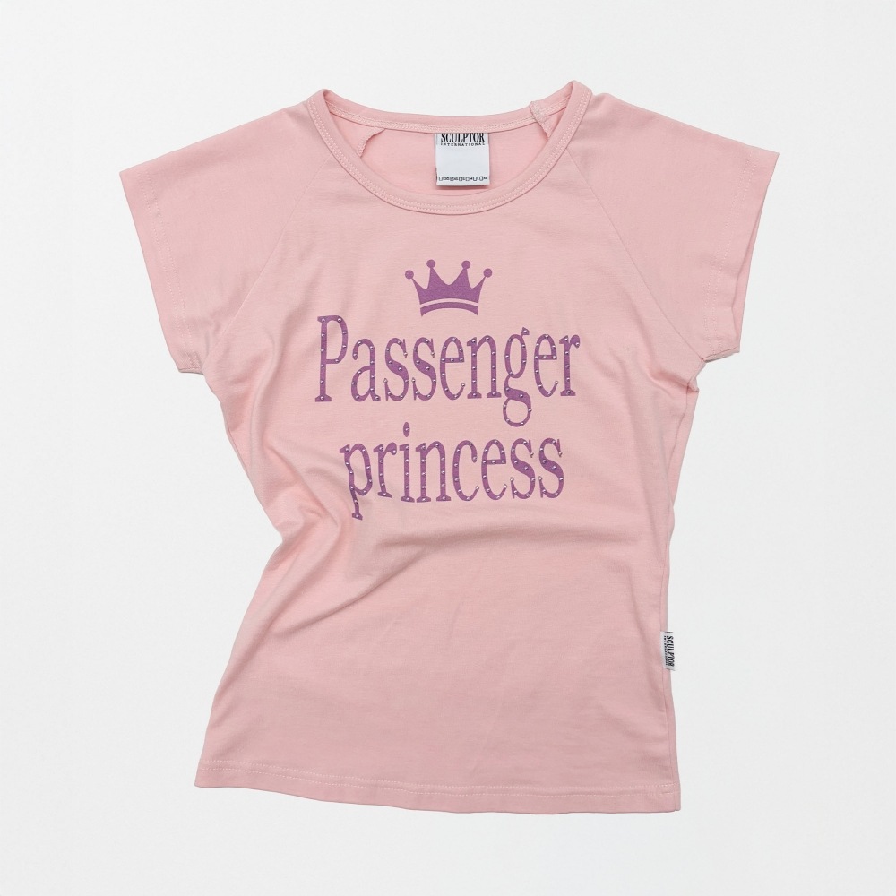スカルプターパッセンジャーTシャツピンク