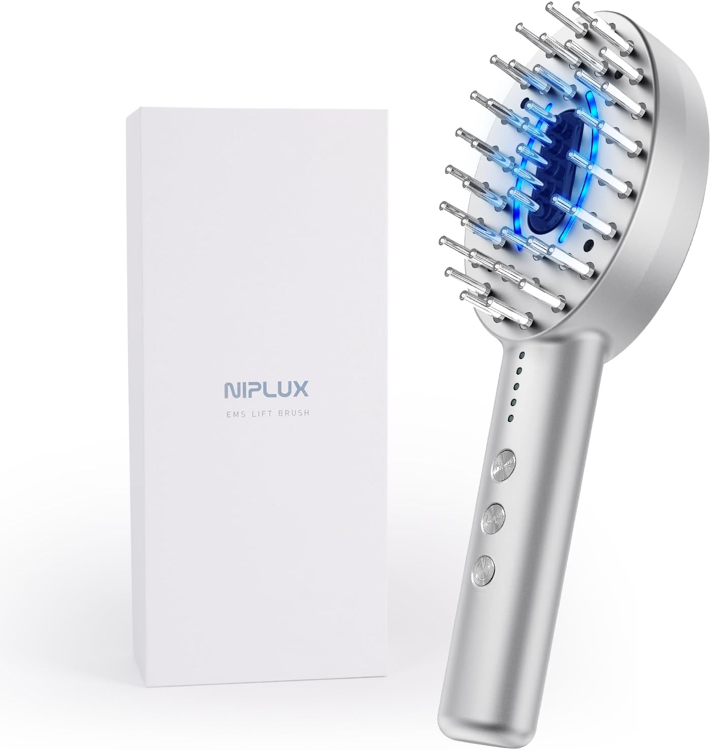 【博士監修】NIPLUX EMS LIFT BRUSH 電気ブラシ EMS 美顔器リフトアップ リフトブラシ 美容家電 高輝度LED IPX4防水 3D振動 株式会社日創プラス 誕生日プレゼント