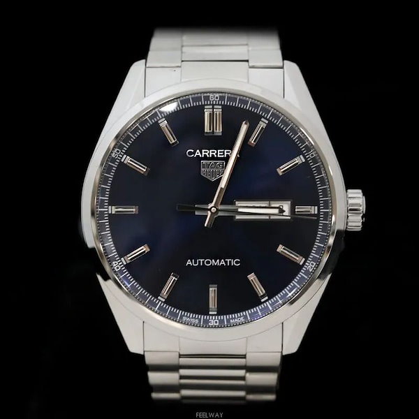 Pre-Owned WBN2012.BA0640 カレラ キャリバー5 オートマティック スチール 青盤 41MM 7534557618 129879175 [U]
