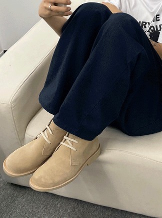 [COSYHARU公式] Cowhide Desert Boots