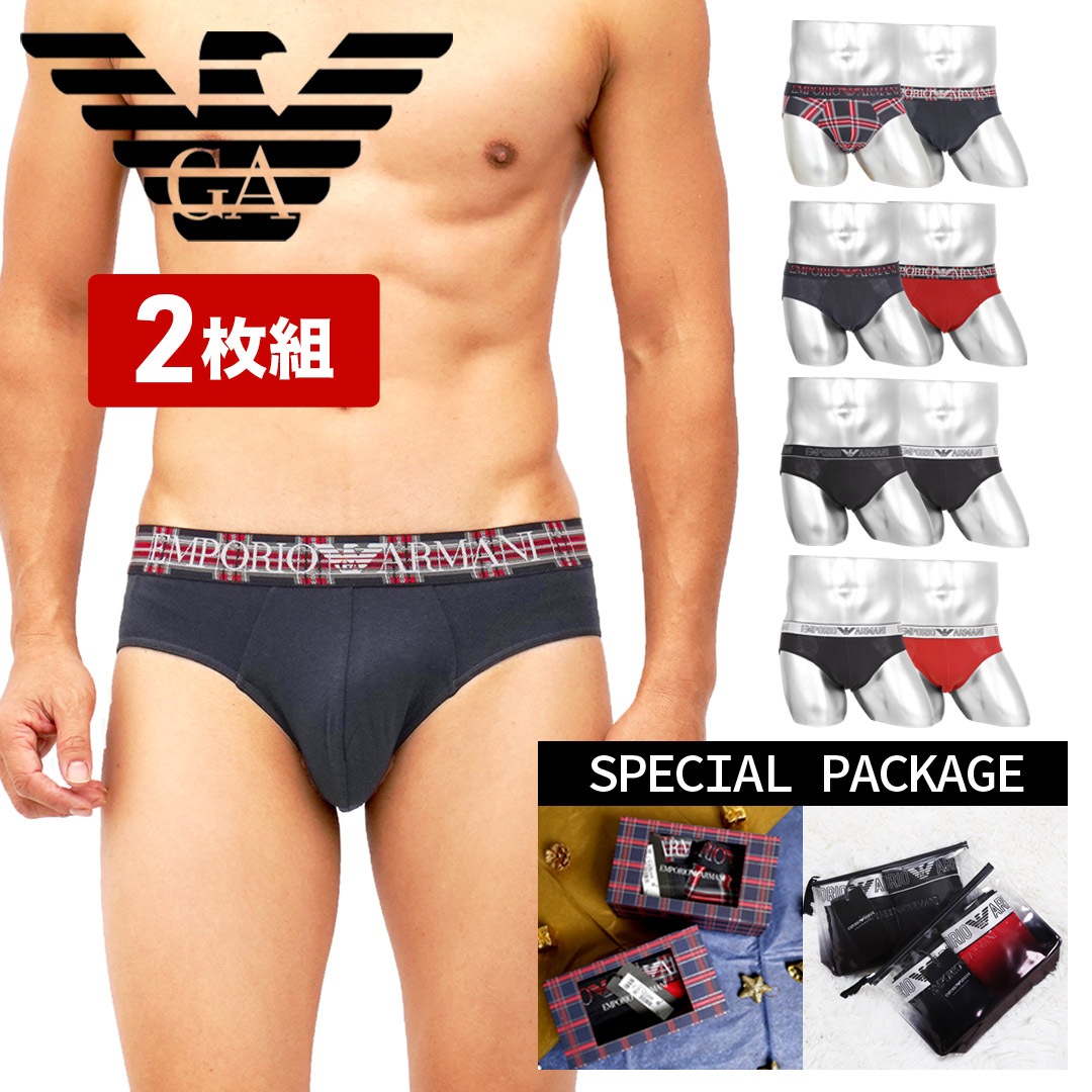 【2枚セット】TARTAN GIFT BOX メンズ ブリーフ