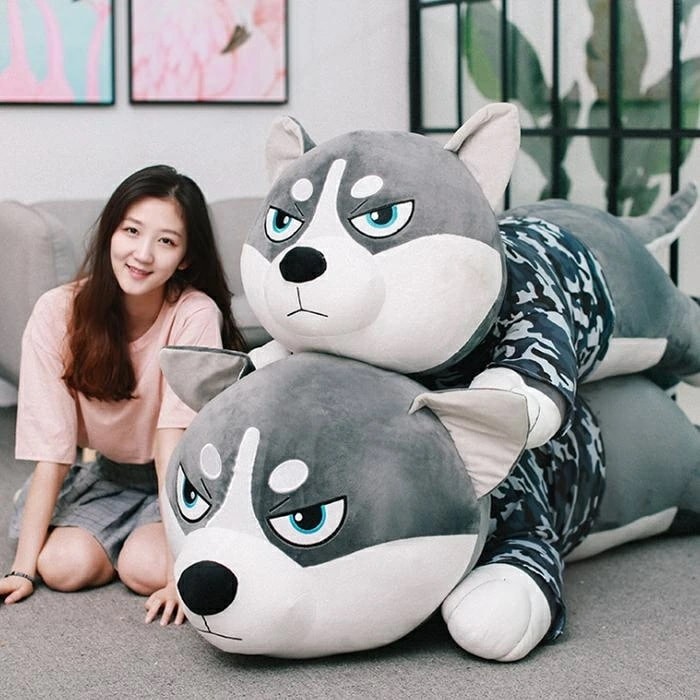 高品質新入 新作 ハスキー犬 いぬ ワンちゃん 秋田犬 柴犬 プレゼント 贈り物 大きい巨大 バレンタインデー お誕生日 女性 カワイイ 抱き枕　クリスマス プレゼント ハムスター　ねずみ ぬいぐるみ