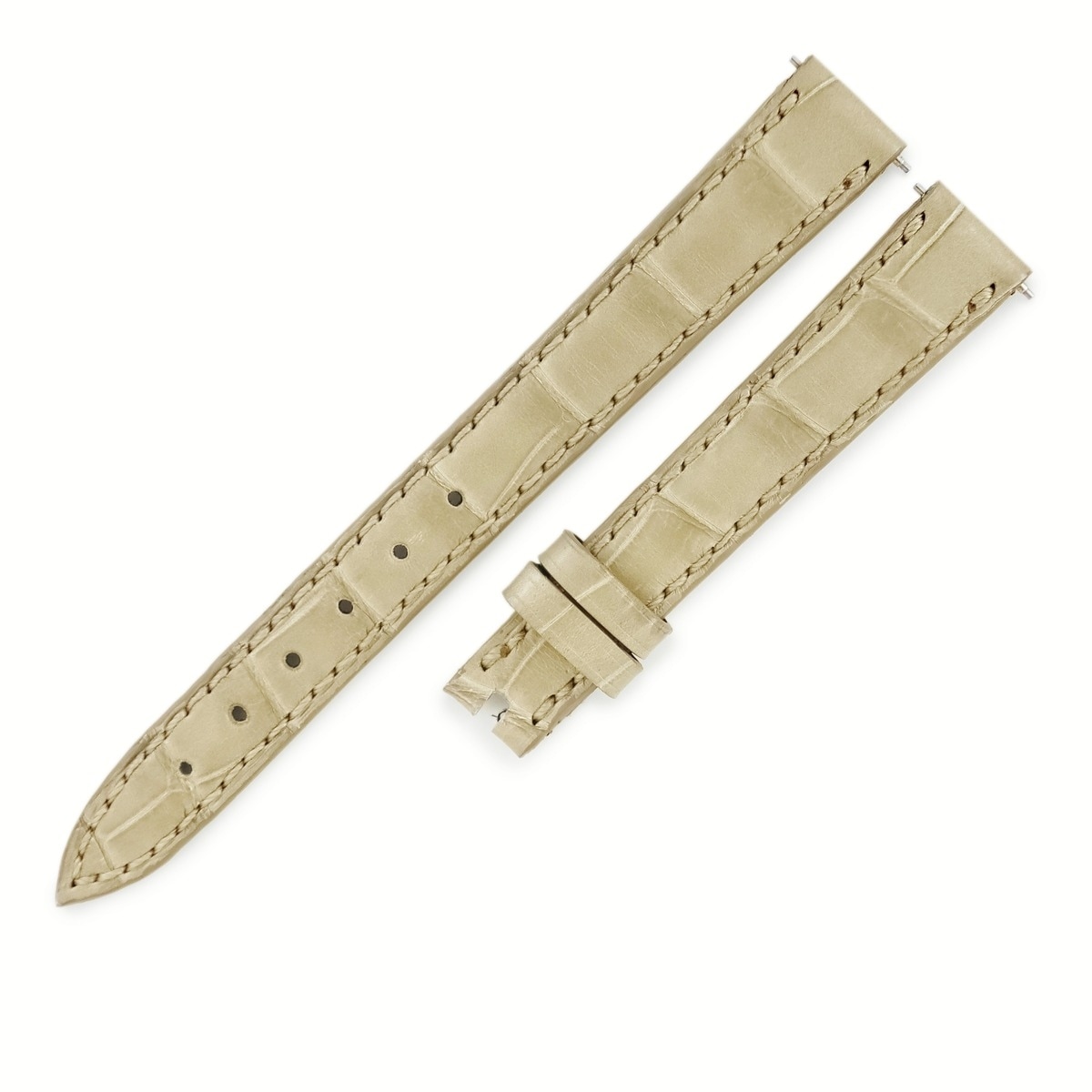フランクミュラー FRANCK MULLER 腕時計パーツ トノウカーベックス 2250 2251用 クロコバンド クロコダイル ベージュ 新品同様 純正 替え ベルト 交換 ワニ 12mm ベージュ
