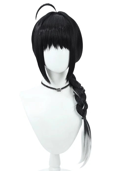 コスプレウィッグサムライレムナントFate三つ編み耐熱文化祭小物ハロウイーンウィッグかつらネット付きコスチューム