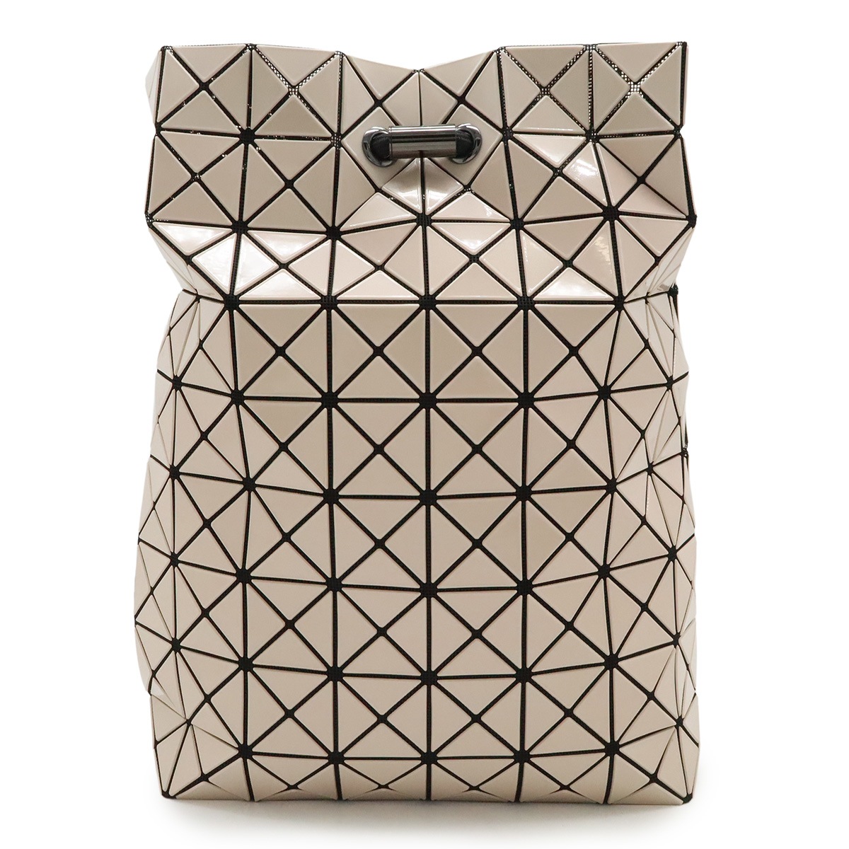 MIYAKE バオ バオ バックパック イッセイ ミヤケ BAOBAO バオバオ リュックサック PVC ライトピンクベージ