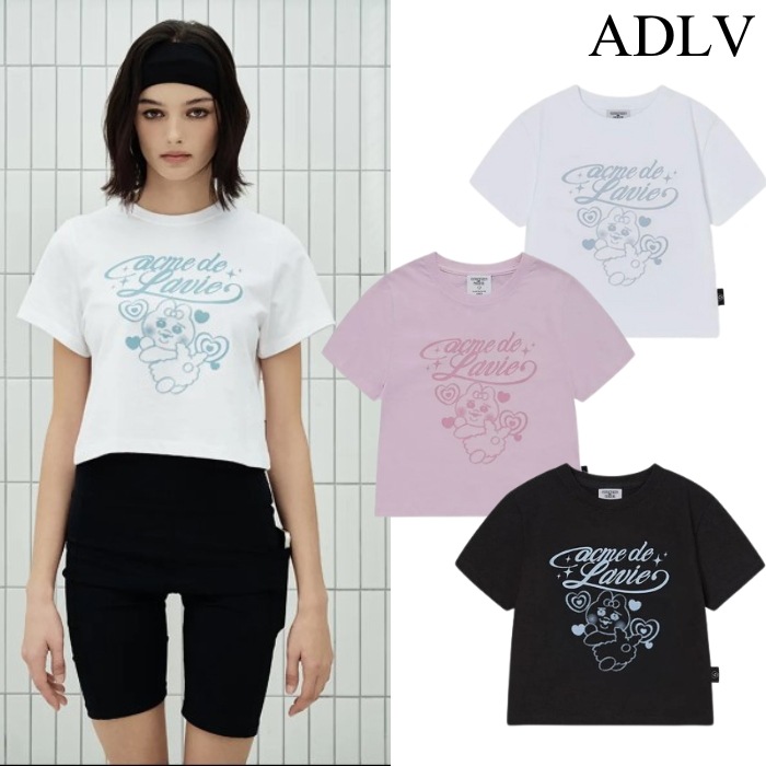 【韓国限定 正規品】 おぱんちゅうさぎ WOMAN OPANCHU USAGI CROP SHORT SLEEVE T-SHIRT