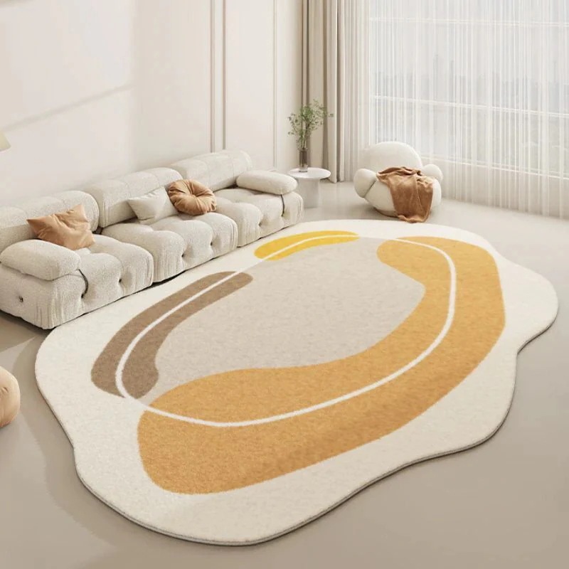 【急速出荷!】カーペット 形状のリビングカーペットソファプラッシュフロアマット