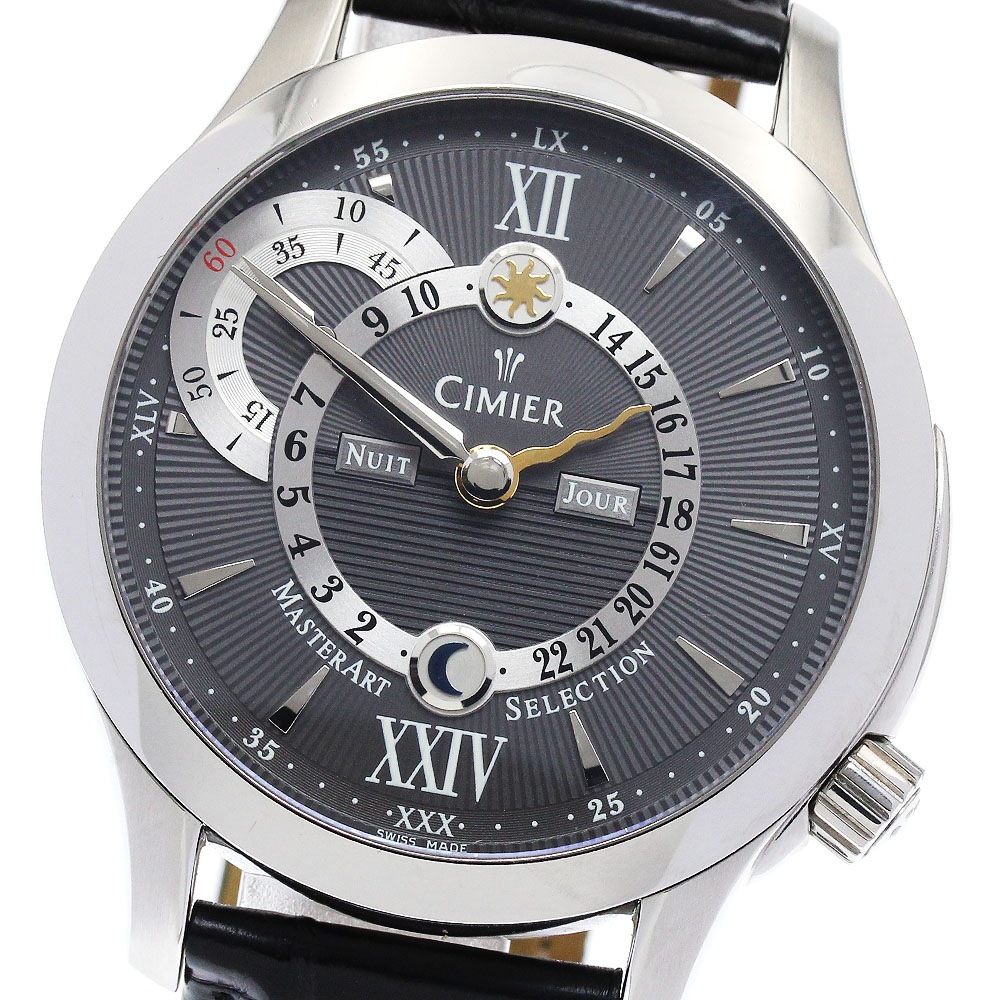 シミエール CIMIER 6198 セブンシーズ デイト 手巻き メンズ 保証書付き_882611【中古】