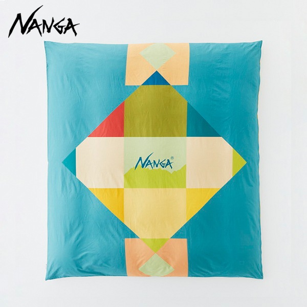 ナンガ デュベ カバー ナンガ キュービックマウンテン ダブル スモーキーブルー NZ2254-4F421 N1VTME74