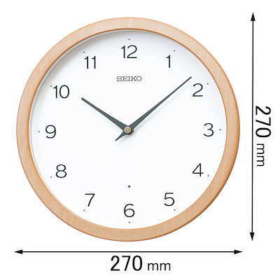 他サイト： セイコー 電波掛け時計 SEIKO 電波掛け時計 KX-267-Bの商品画像