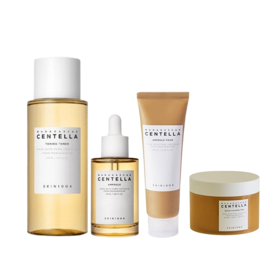 【4種セット】 マダガスカル センテラ / トニングトナー / クレンジング / クイックカーミングパッド / アンプル