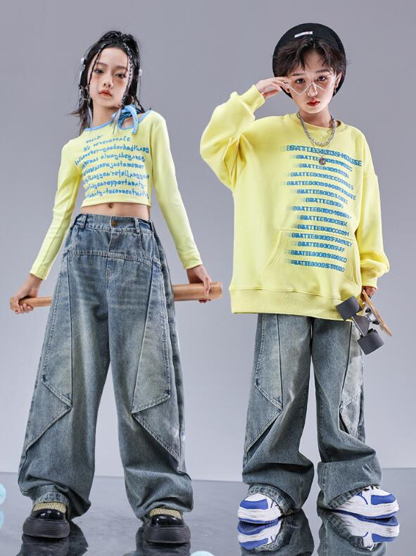 派手 ステージ舞台演出服 キッズジャズ ストリート 発表会 jazz ヒップホップ サルエルパンツ チーム衣装 イベント オーバーサイズパーカー 練習着 hiphop キッズダンス衣装 原宿系 上下セ 4,799円