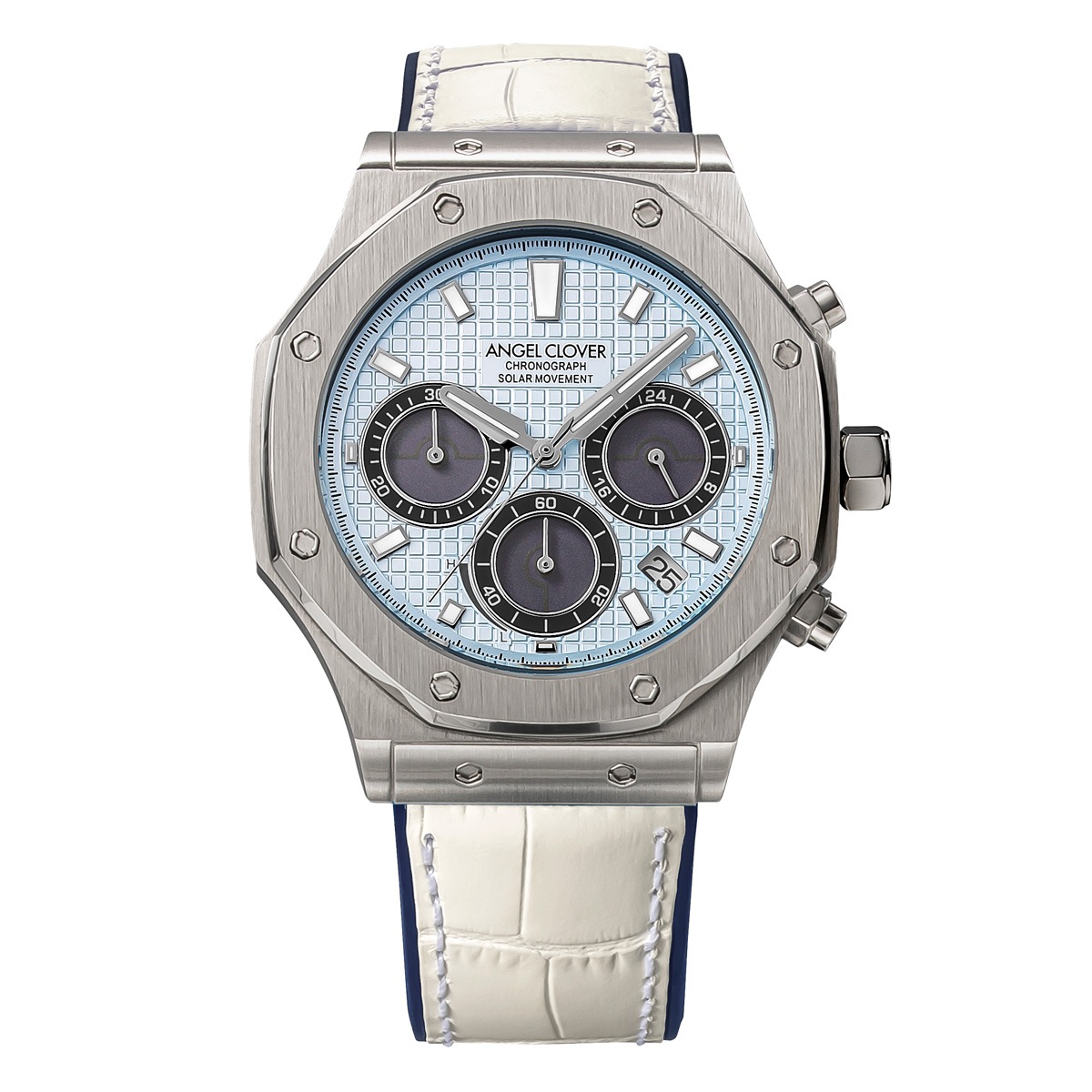 エンジェルクローバー 【国内正規品】EXVENTURE SOLAR ソーラー　メンズタイプ EVS43SBU-WH