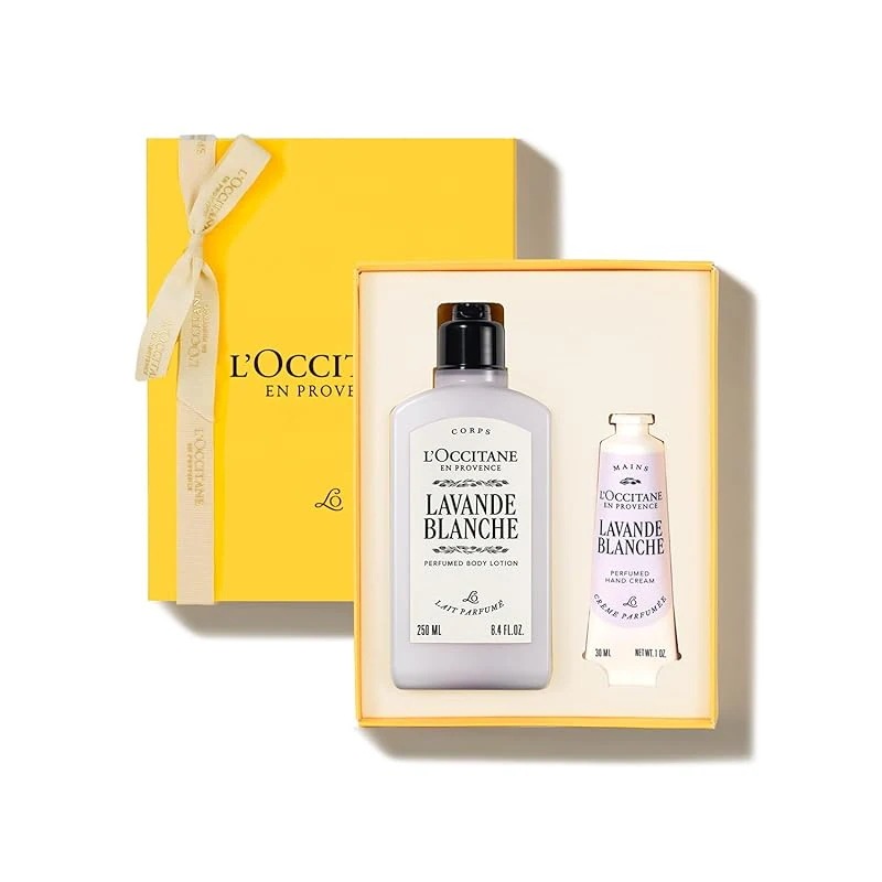 【即納】ロクシタン(LOCCITANE) ラヴァンドブランシュ[ホワイトラベンダー] ボディ＆ハンド ボディミルク&ハンドクリーム ギフトセット 誕生日 女性 男性 メンズ 人気 ギフト プレゼント 6,701円