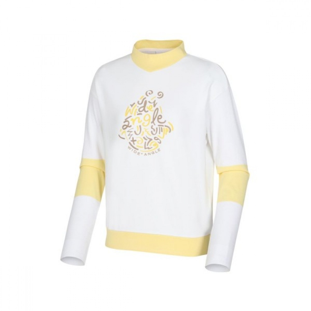 [ワイドアングル] コニットスリーブスウェットシャツ L_WWP24251W2