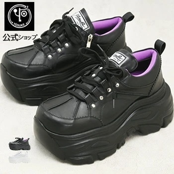 【公式SHOP特典キズ補修液付】 ヨースケ 厚底スニーカー メンズ 9cm 厚底フラット