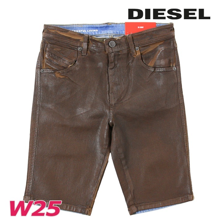 デニムハーフパンツ レディース DE-GINNY 後染めコーティング加工 美ストレッチ die-l-p-f4-888 5,980円