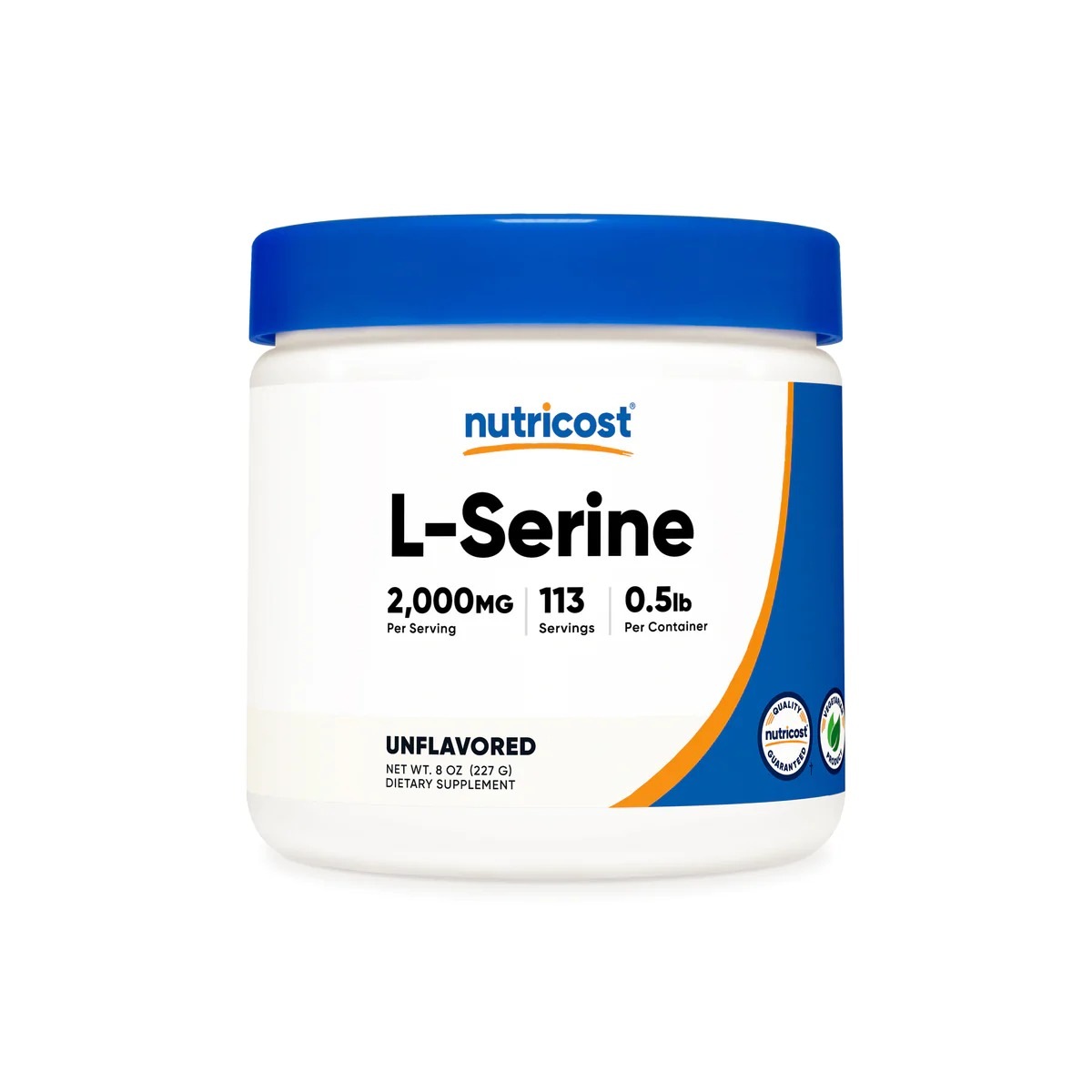 [USA] Nutricost ニュートリコスト L-Serine Powder 無味 (0.5 LB)