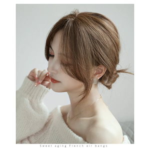 3color 3D構造部分ウィッグ ヘアピース 女性 部分人毛ウイッグ かつら 付け毛 総手植えシル
