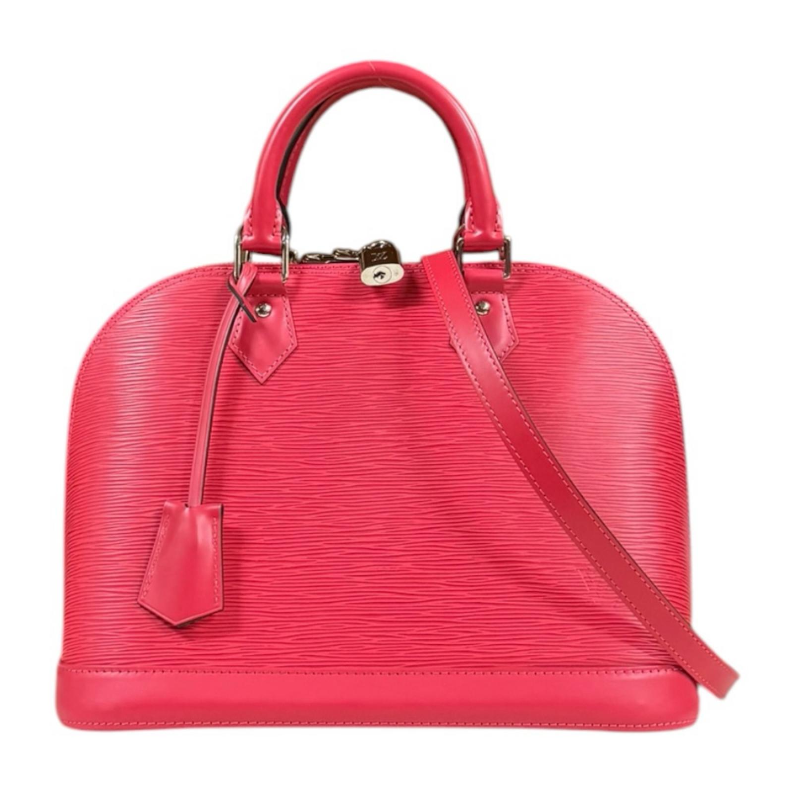 ルイヴィトン アルマPM エピ ショルダーバッグ エピレザー M41284 ピンク LOUIS VUITTON 中古