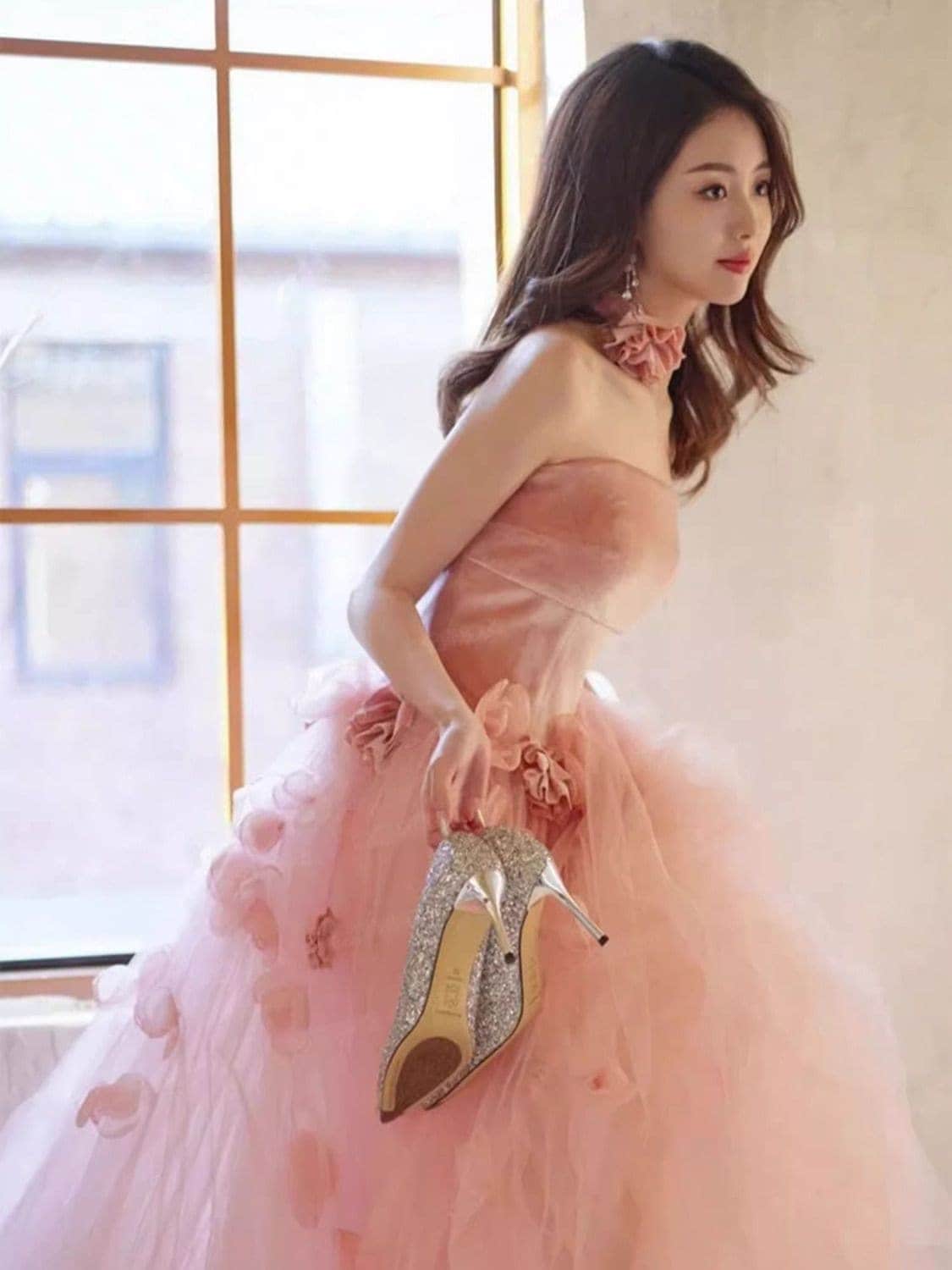 女性のためのピンクのドレスワンピースドレスドレス