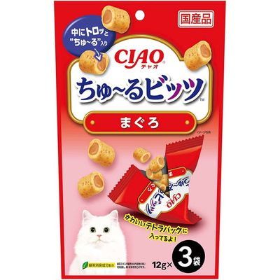 【24個セット】 CIAO ちゅーるビッツ まぐろ 12g×3袋