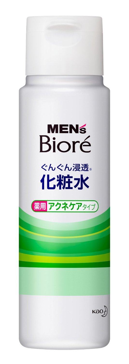 【花王】メンズビオレ ぐんぐん浸透化粧水 薬用アクネケアタイプ １８０ｍｌ ×５個セット