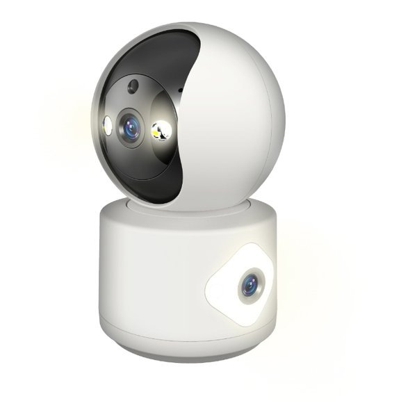 スマートカメラ 2眼/首振/照明 KJ-206