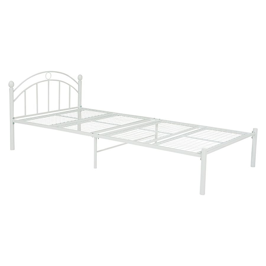 HAGIHARA(萩原) KH-3089WH プリンセスベッド(ホワイト・幅99×奥行204.5×高さ75.5cm)シングル KH3089WH