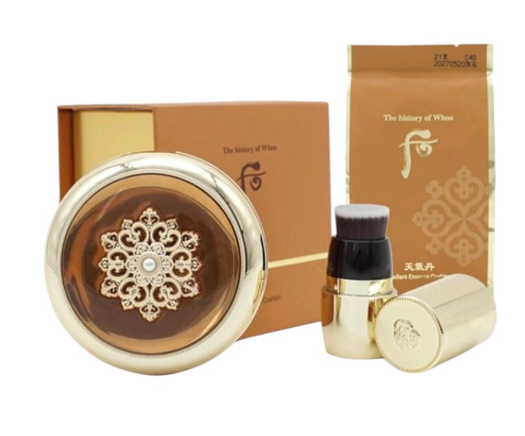 清気丹（チョンギダン）ファファン エッセンスクッション（No.21 ライトベージュ）15g + リフィル15g/ファンデーション おすすめ/ファンデーション リキッド/ファンデーション プチプラ