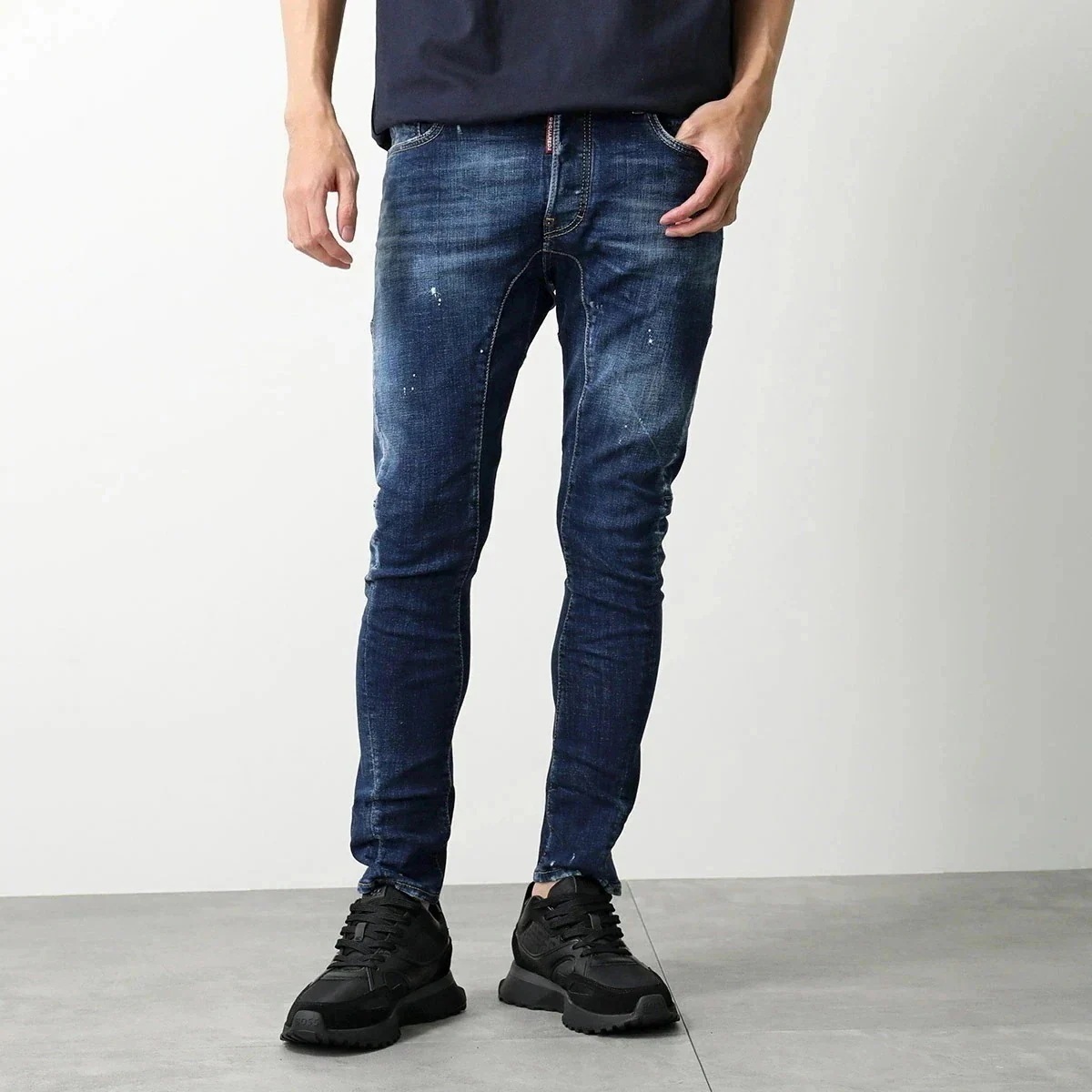 DSQUARED2 ディースクエアード ジーンズ TIDY BIKER JEAN タイディ バイカー S74LB1653 S30664 メンズ デニムパンツ ス