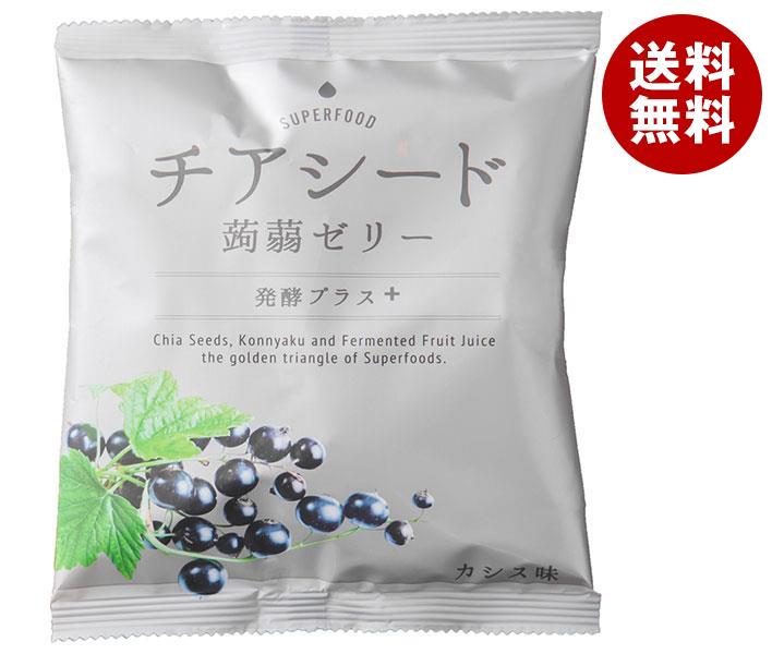 若翔 チアシード 蒟蒻ゼリー 発酵プラス カシス 10個＊12袋入＊(2ケース)