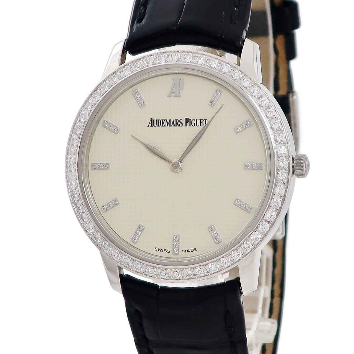 クラシック クルドパリ 15164BC.ZZ.A002CR.01 手巻き メンズ K18WG無垢 純正ダイヤ アイボリー 3年保証