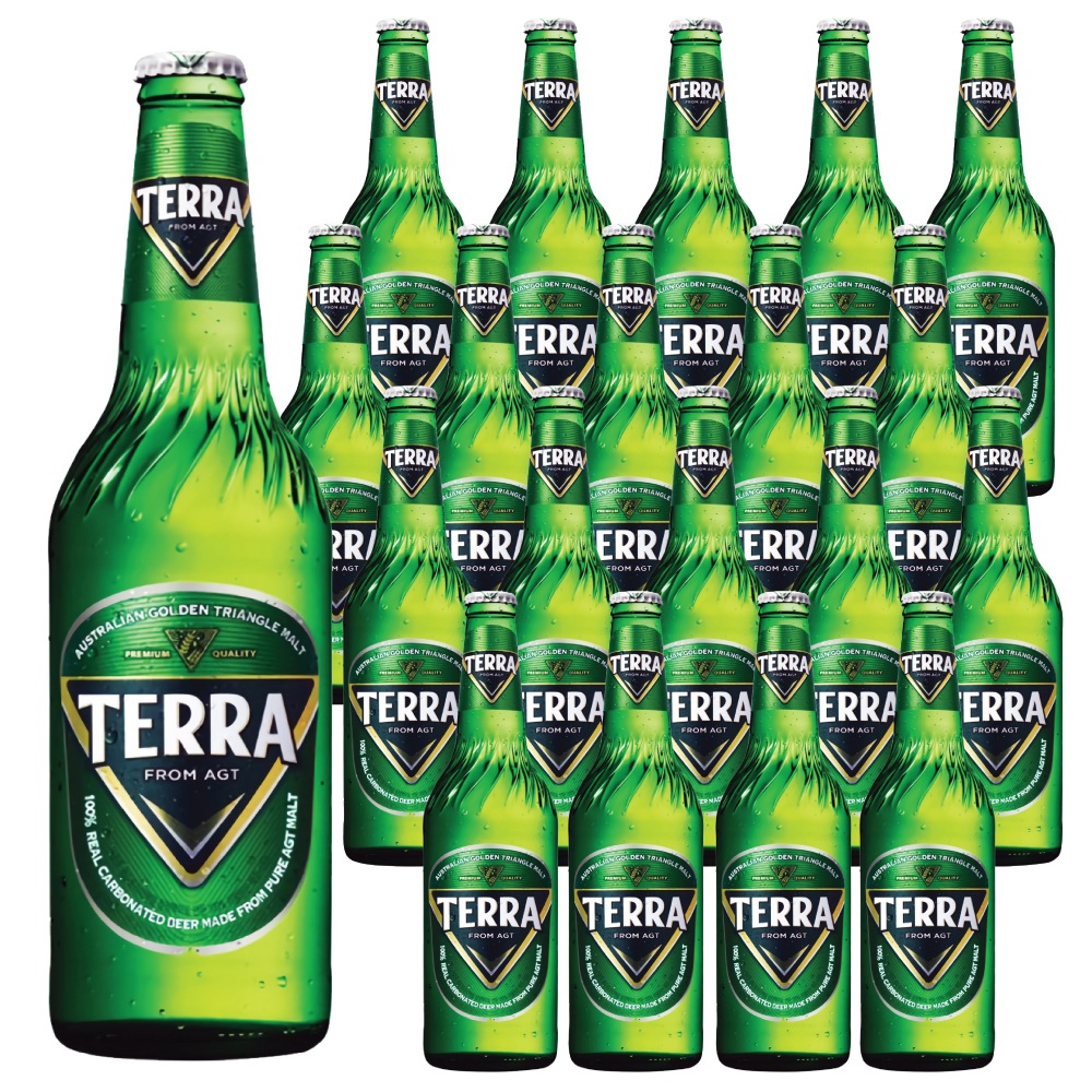 人気の韓国ビール TERRA テラ 330ml (瓶) X24本 韓国ビール HITEJINRO