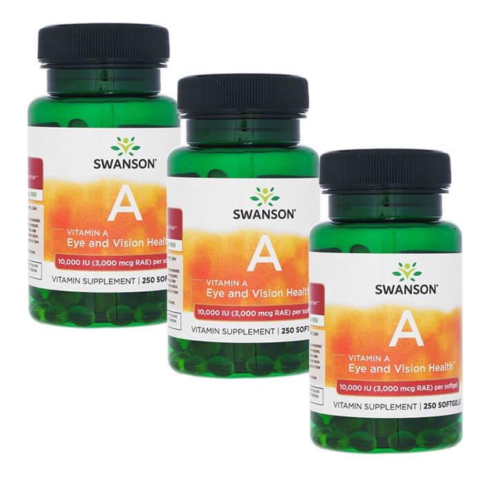 ビタミンA10000IU 250錠 2本 スワンソン Swanson Vitamin A 海外発送 日時指定不可 国際郵便発送