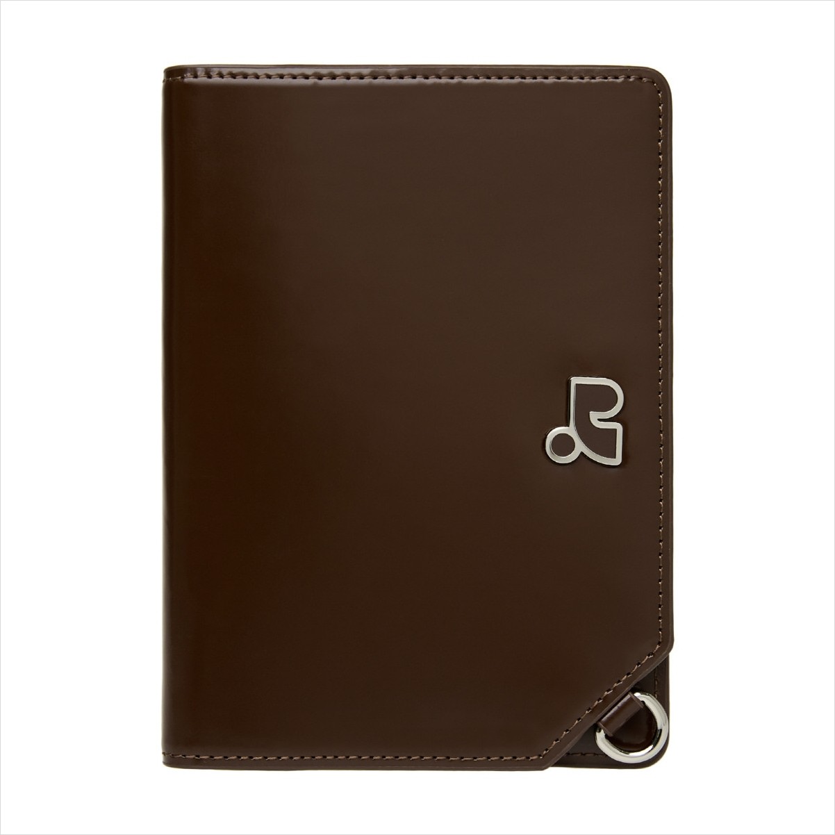 PASSPORT WALLET - DARK BROWN/ BLACK