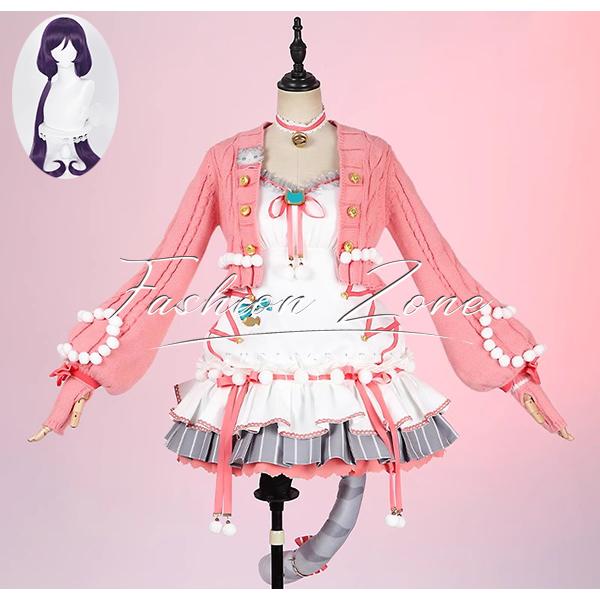 【品質良い 大好評中】迅速な出荷ラブライブ LoveLive! 東條 希 耳折れ猫 コスプレ衣装 ウィッグ cosplay ハロウィン 演出服 変装