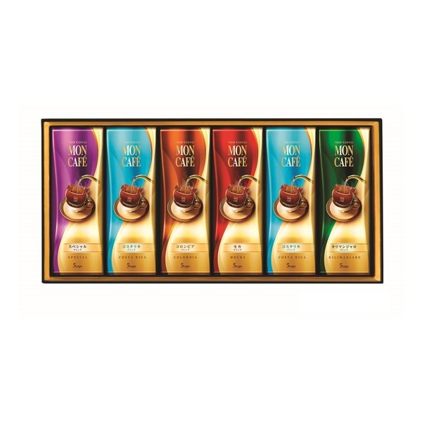 モンカフェ ドリップコーヒー詰合せ 5種セット/30袋 ZOA110654112